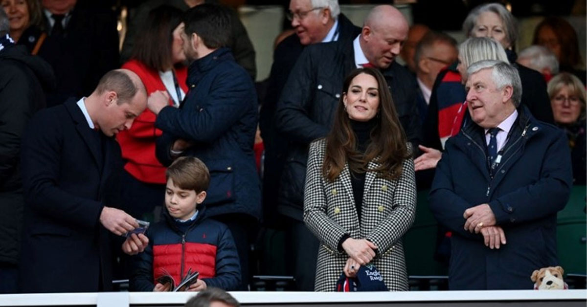 Prince William and George discovered at Villa Park, talking for the first time about the health condition of his wife Catherine