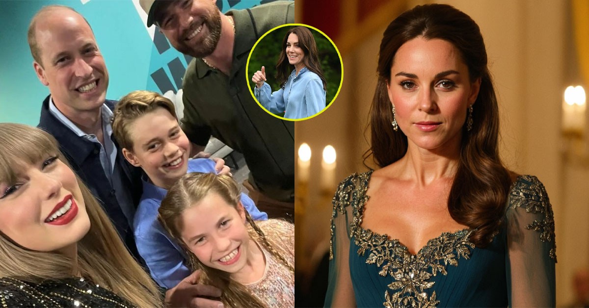 Sweet, the moment between William and Princess Charlotte when they sang together made Catherine happy