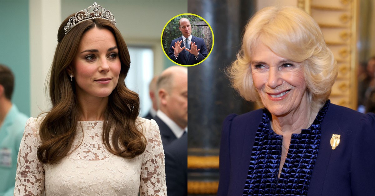 Princess Catherine in tears as Prince William finally makes BRUTAL DECISION on Queen Camilla