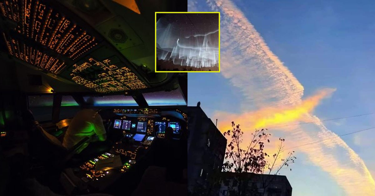 Incredibly, the pilot takes "unbelievable" photos from the cockpit that will take your breath away