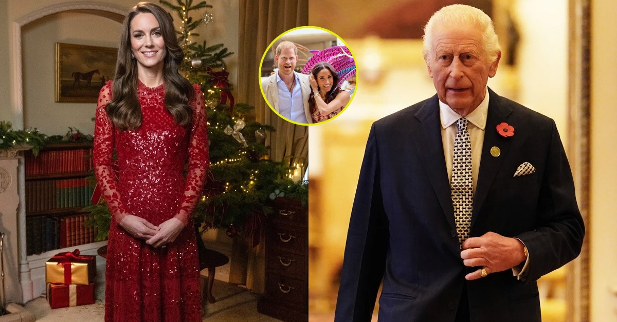 At a family reunion, King Charles just gave his daughter Catherine an unprecedented Christmas gesture