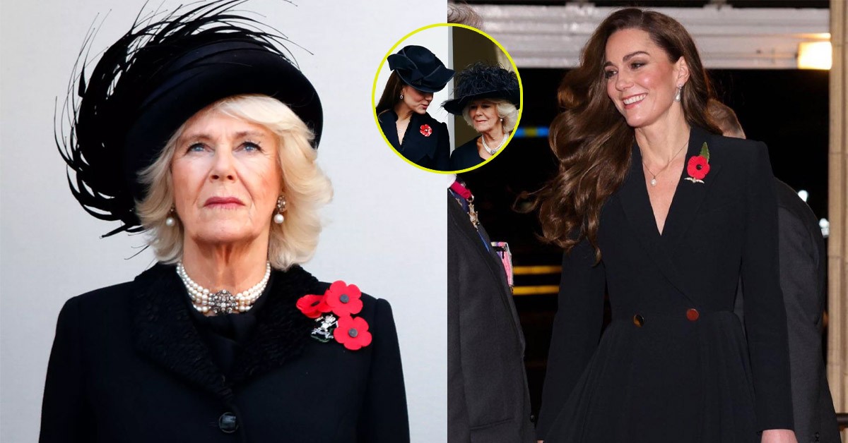 Unexpectedly replaced, Princess Catherine's sweet gesture for Camilla on the balcony at the historic event