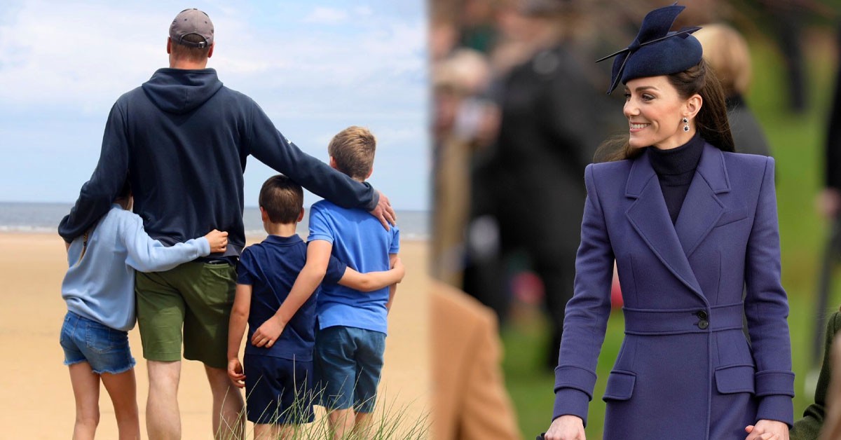 The whole family was delighted, the Palace released a beautiful photo of the big day taken by Catherine